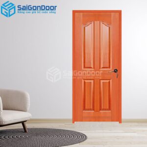 Cửa Gỗ HDF Veneer 4A-Căm Xe 2-HDFV-SGD