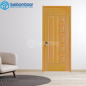 Cửa Gỗ HDF Veneer 6B-sapele 7-HDFV-SGD